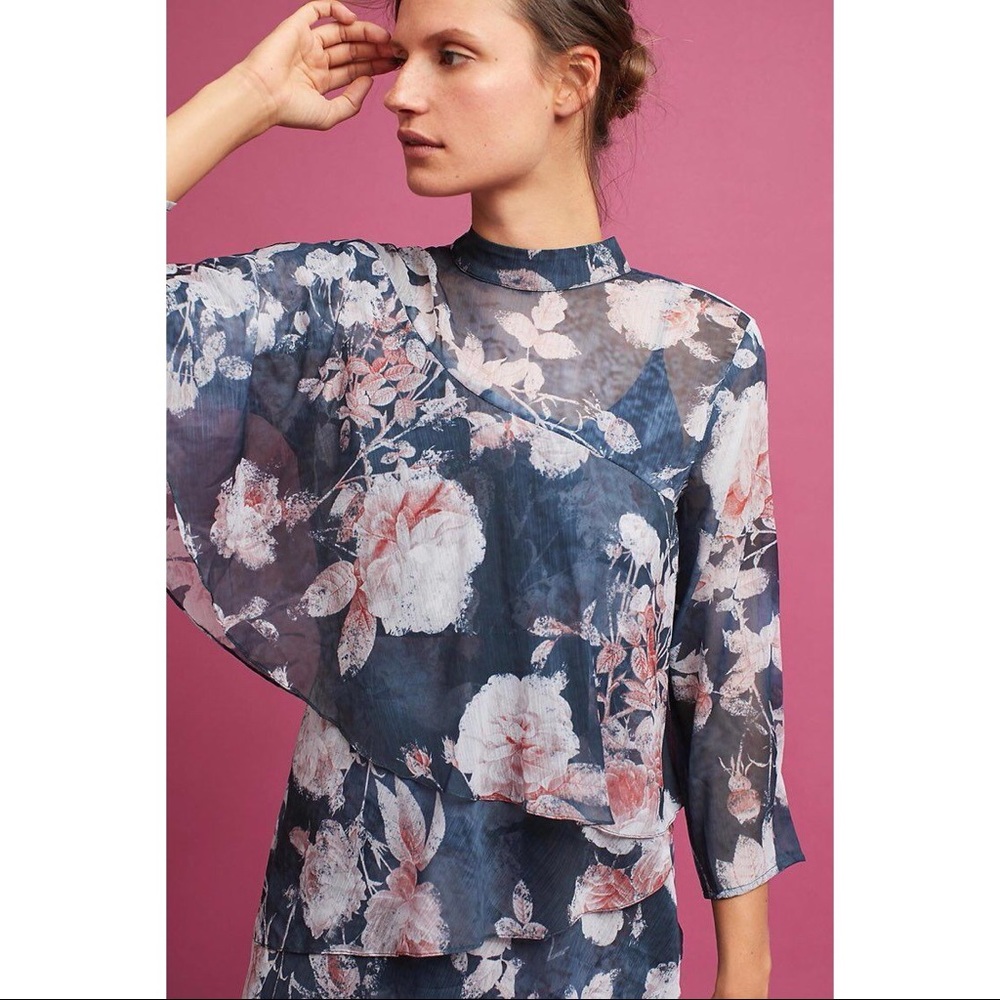 Anthropologie Sammy Tiered Floral Dress - Picture 2 of 5